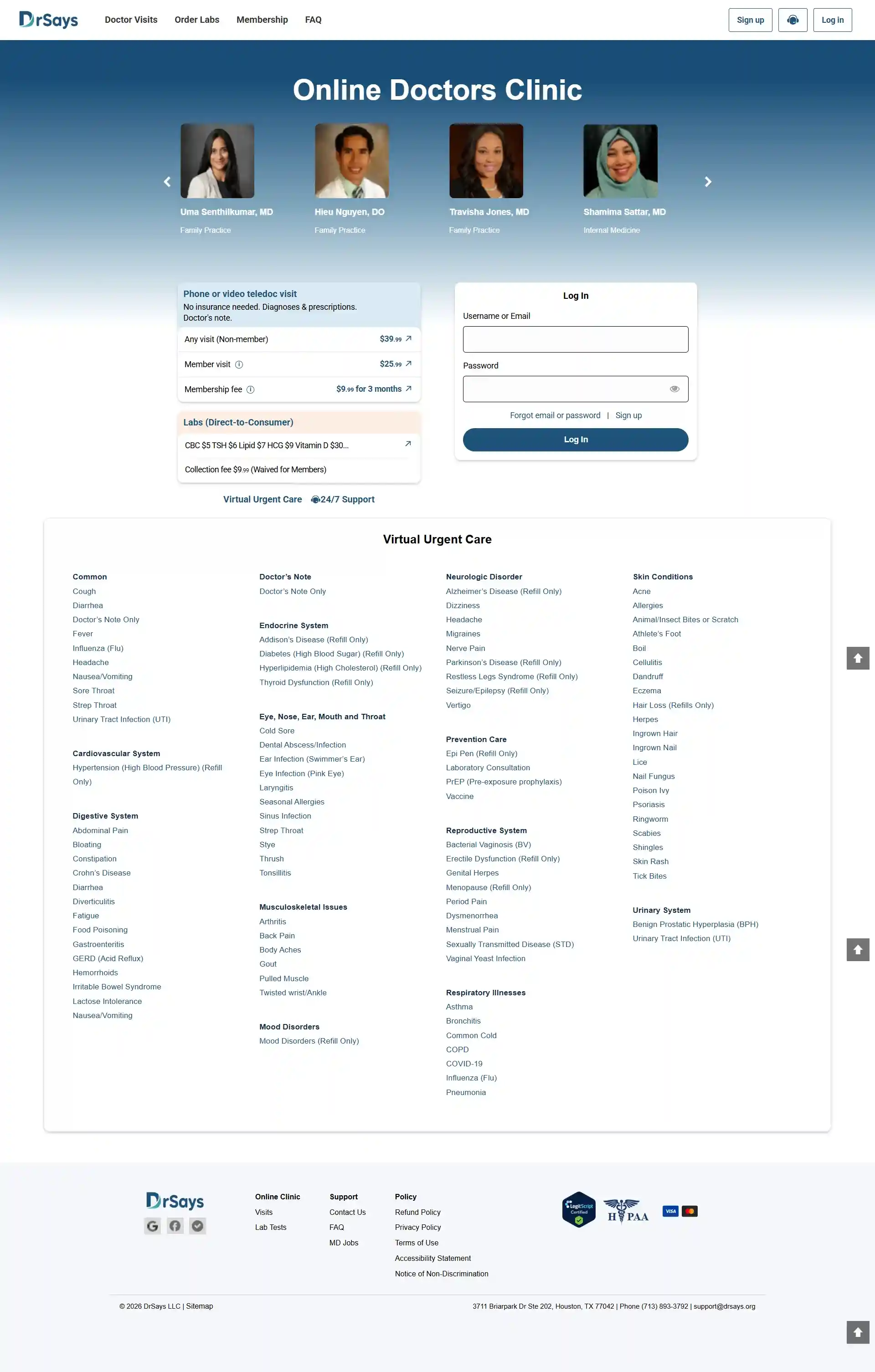 Doctor & Clinic Websites — website designed and developed by Your Firm Growth