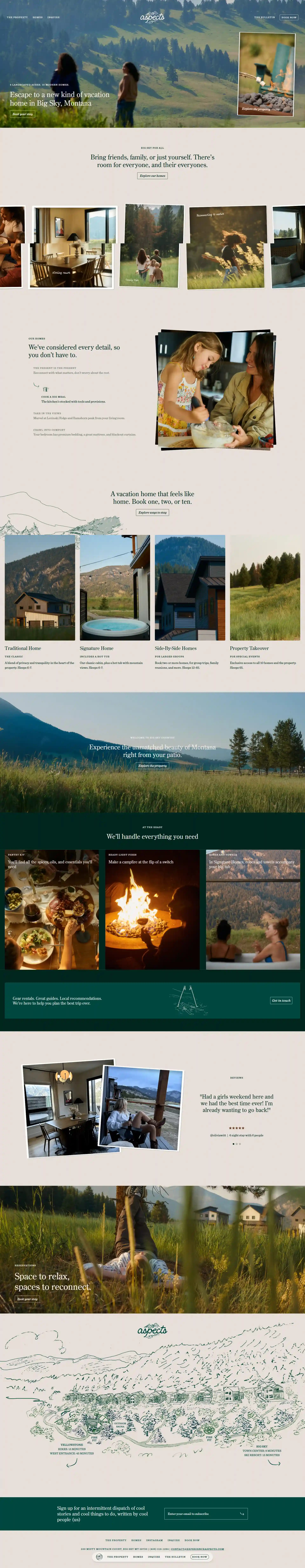 Hotel & Hospitality Websites — website designed and developed by Your Firm Growth