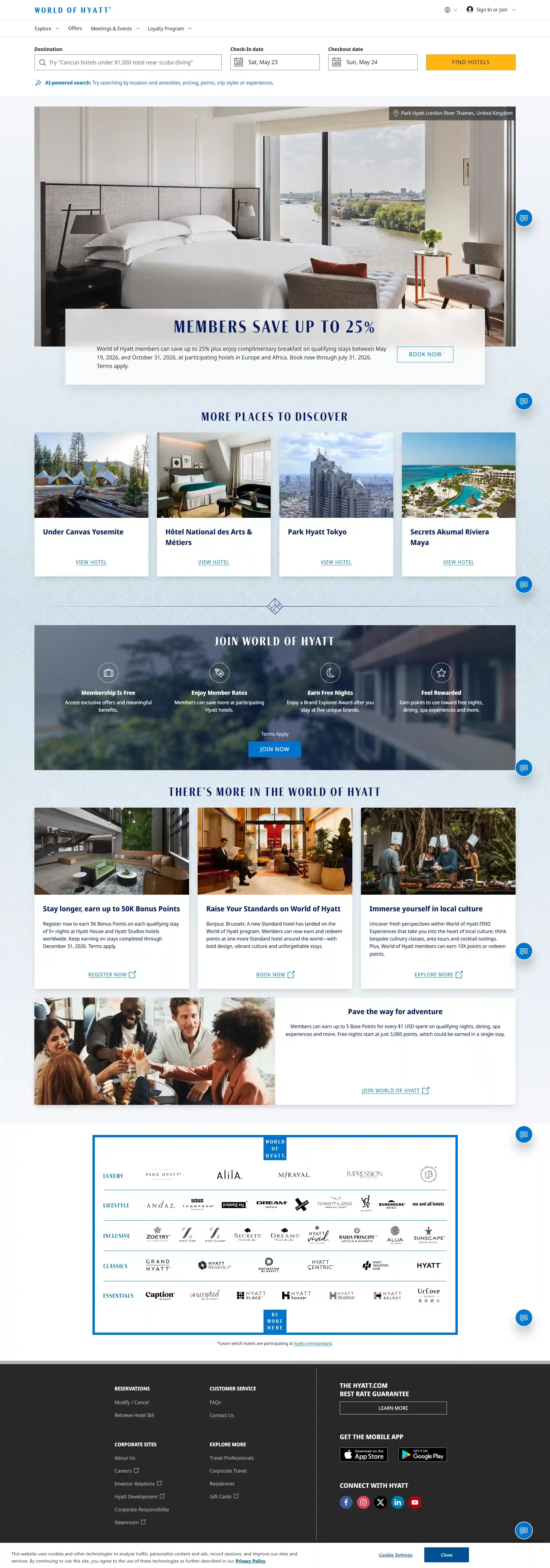 Hotel & Hospitality Websites — website designed and developed by Your Firm Growth