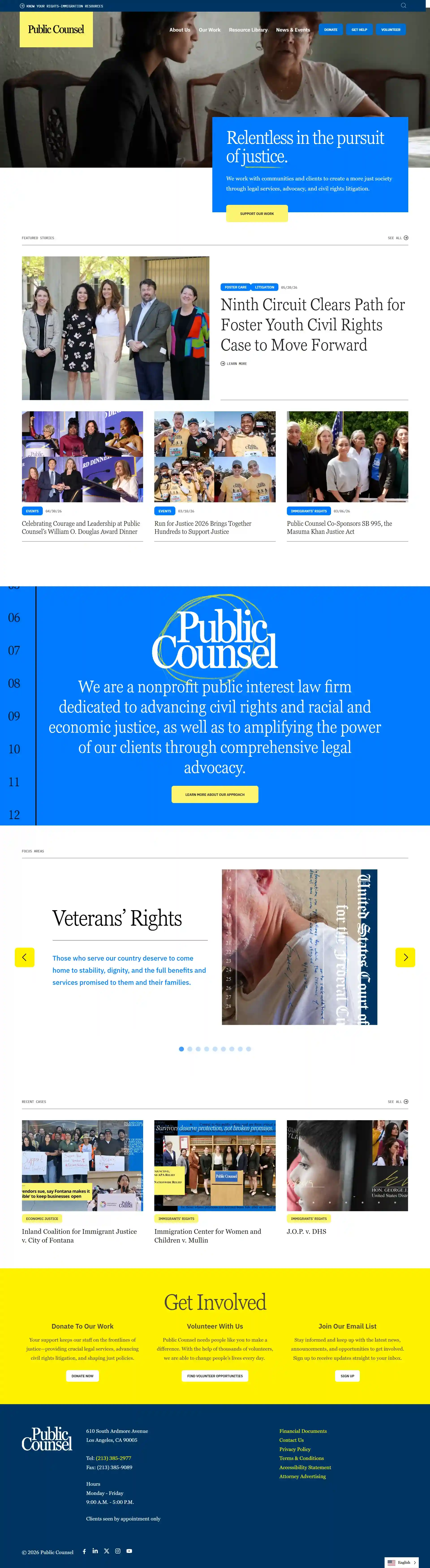 Law Firm Websites — website designed and developed by Your Firm Growth