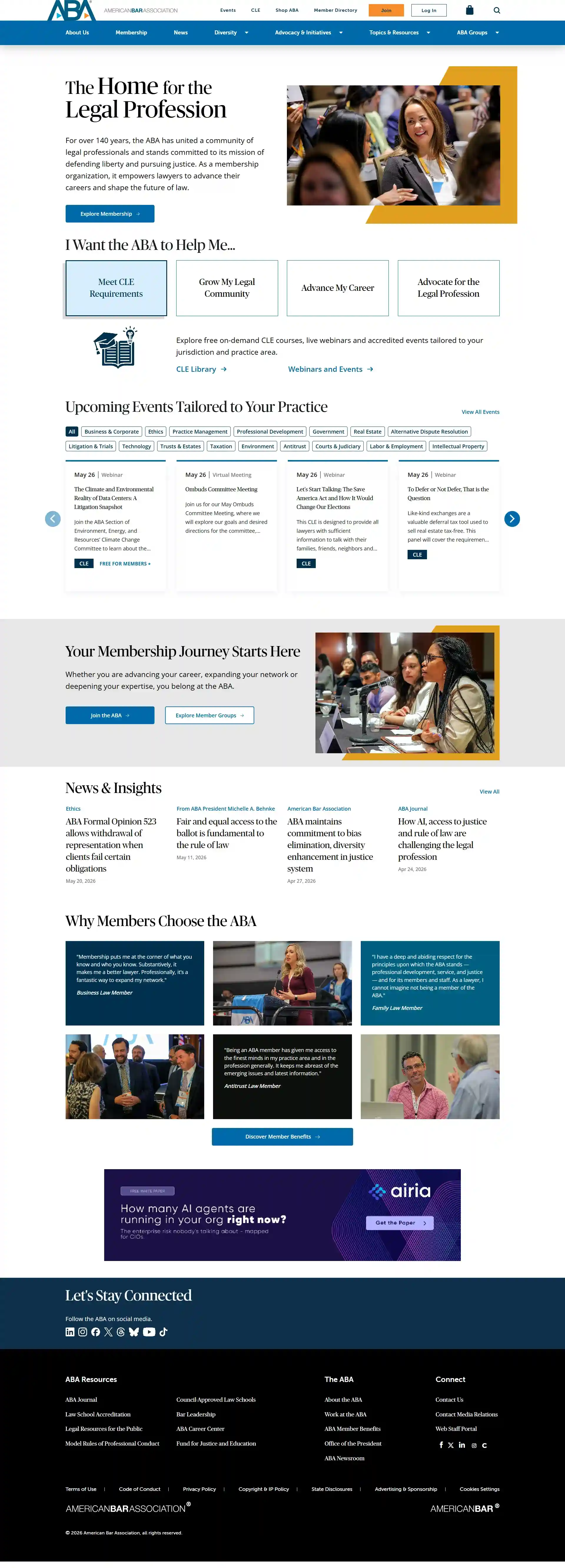 Law Firm Websites — website designed and developed by Your Firm Growth